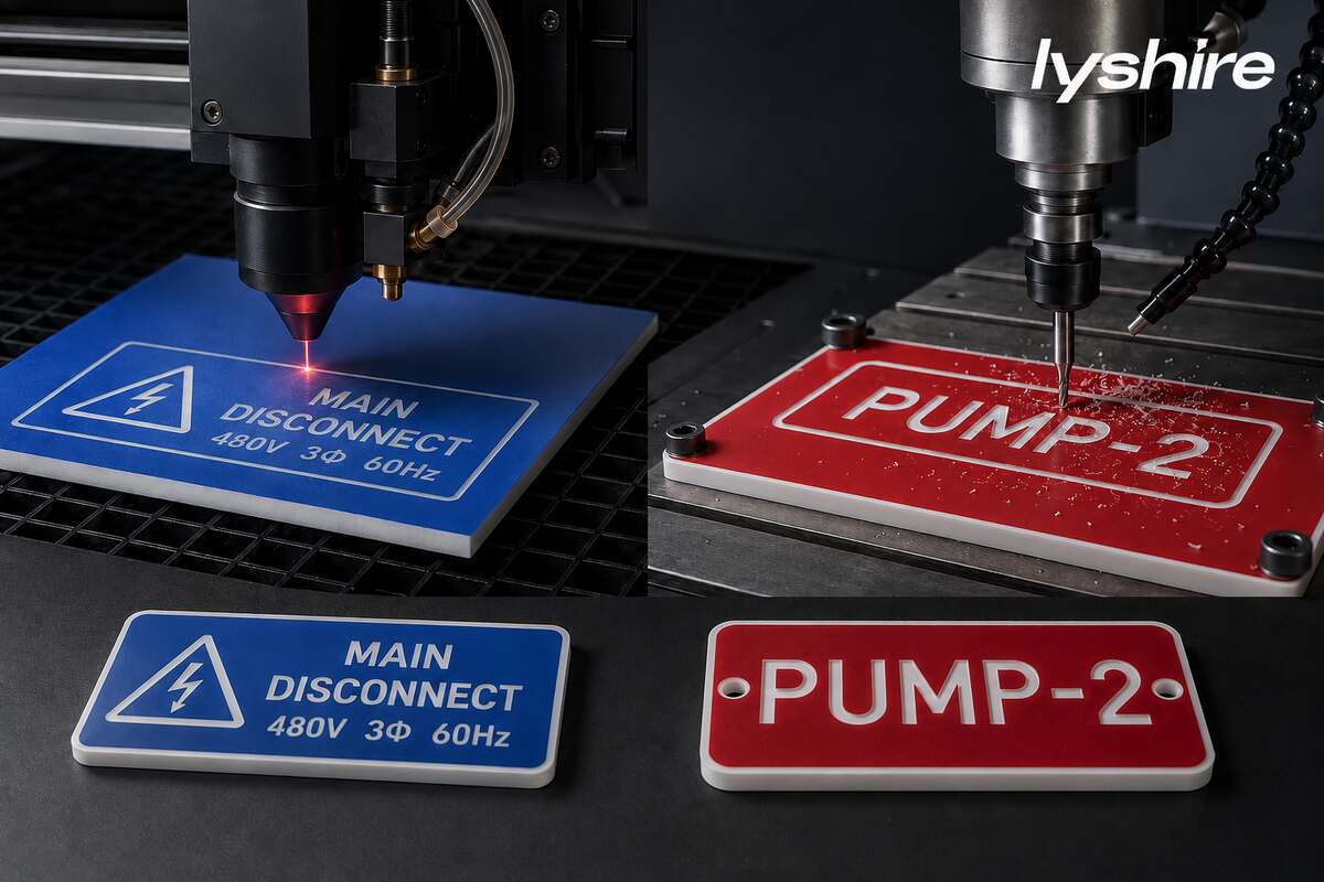 Laser vs. Rotary Engraving Plastic: How to Choose the Right Sheet