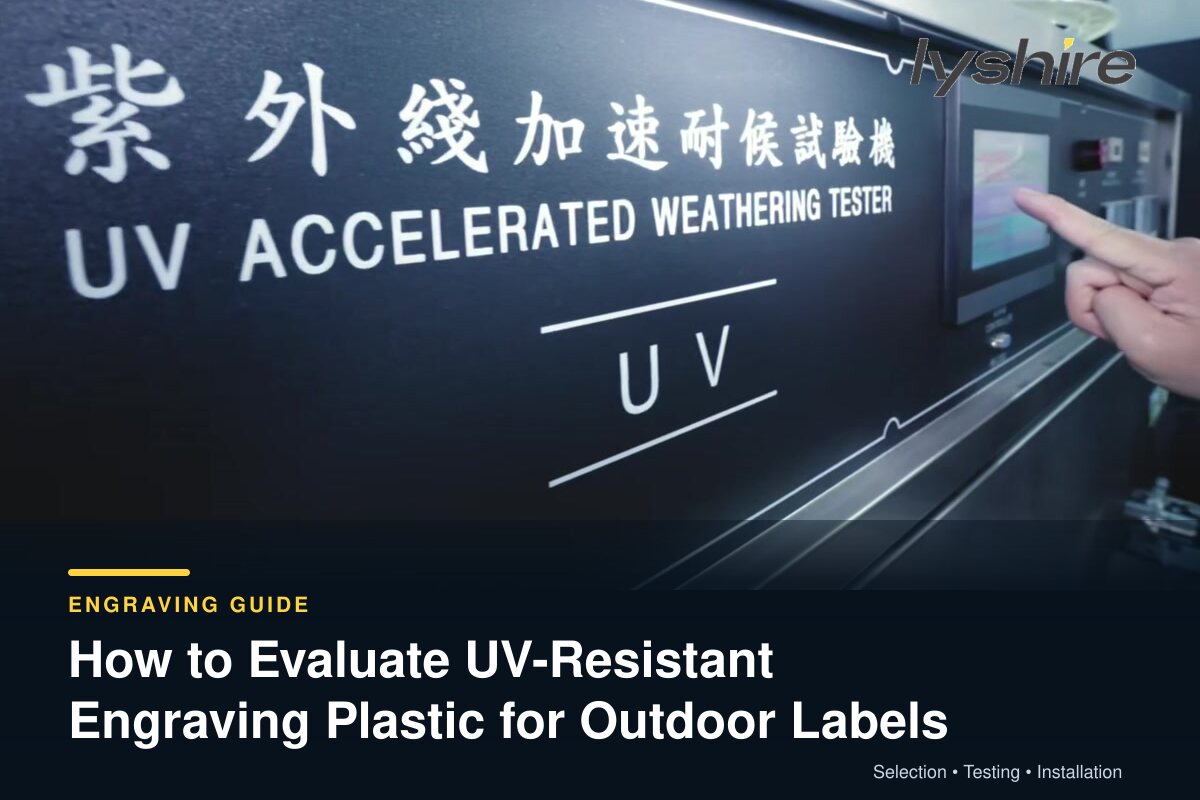 How to Evaluate UV-Resistant Engraving Plastic for Outdoor Labels