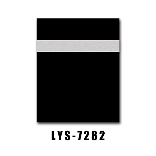 Black with Pearl Silver Double Color Engraving Sheet