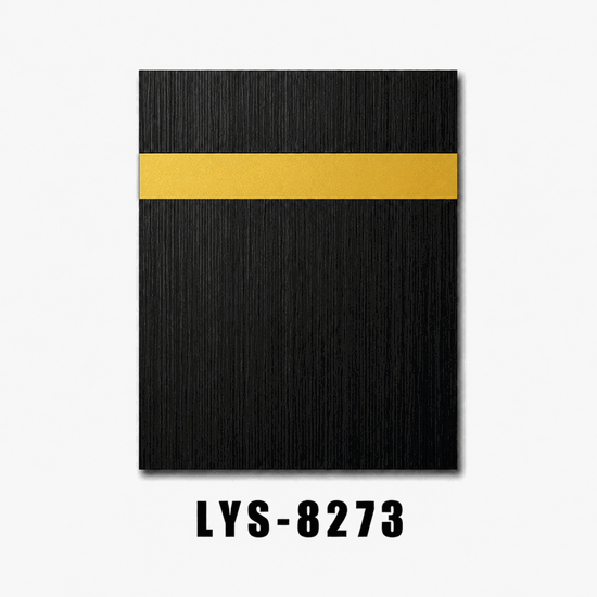 Brushed Black Gold Architectural Sign Substrate