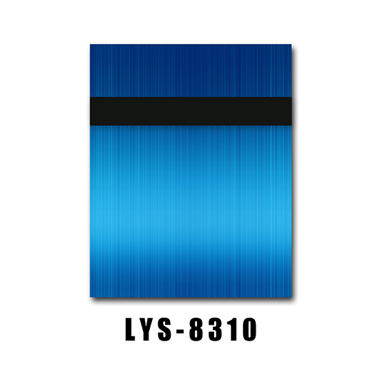 Brushed Blue Black Engraving Plastic Sheet