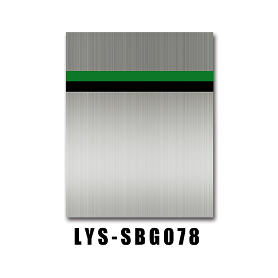 Brushed Silver Tri-Color Engraving Plastic