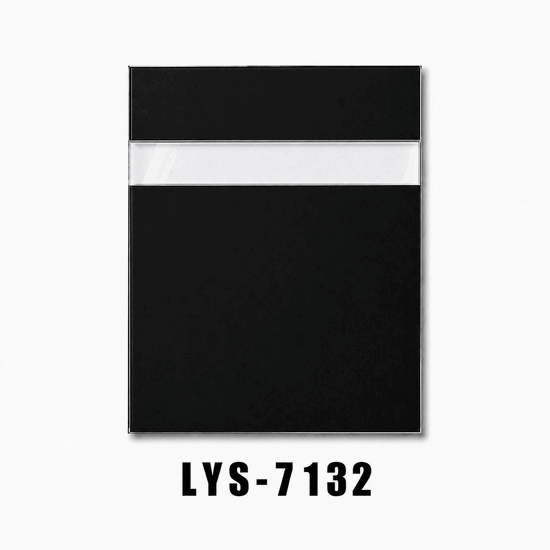 Clear Black Acrylic Reverse Engraving Sheet