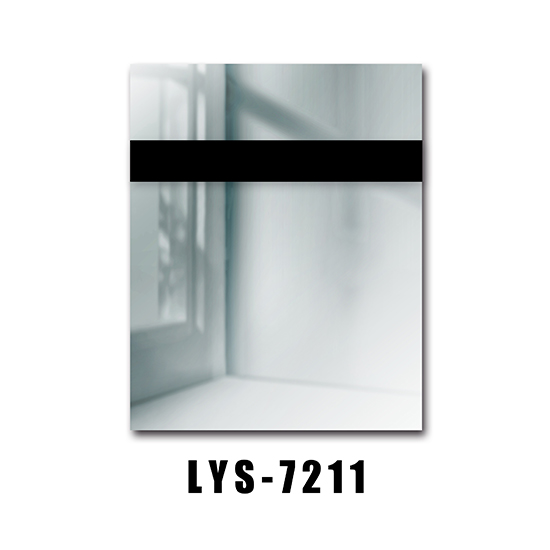 Mirror Silver Black Engraving Sheet